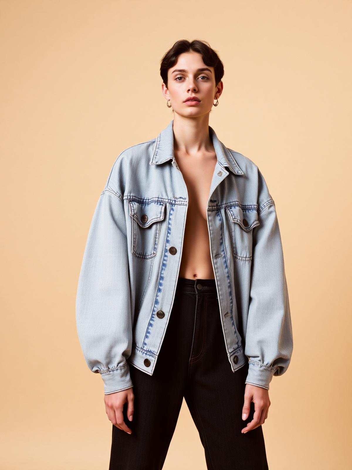 Campera Denim Oversize